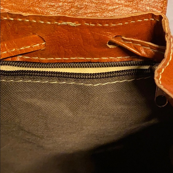 Moroccan Leather Backpack - Picture 10 of 14